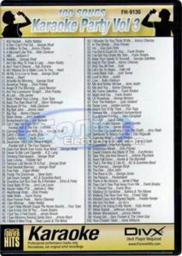 Vocopro KARAOKEPARTYVOL3 100 Songs On One Disc