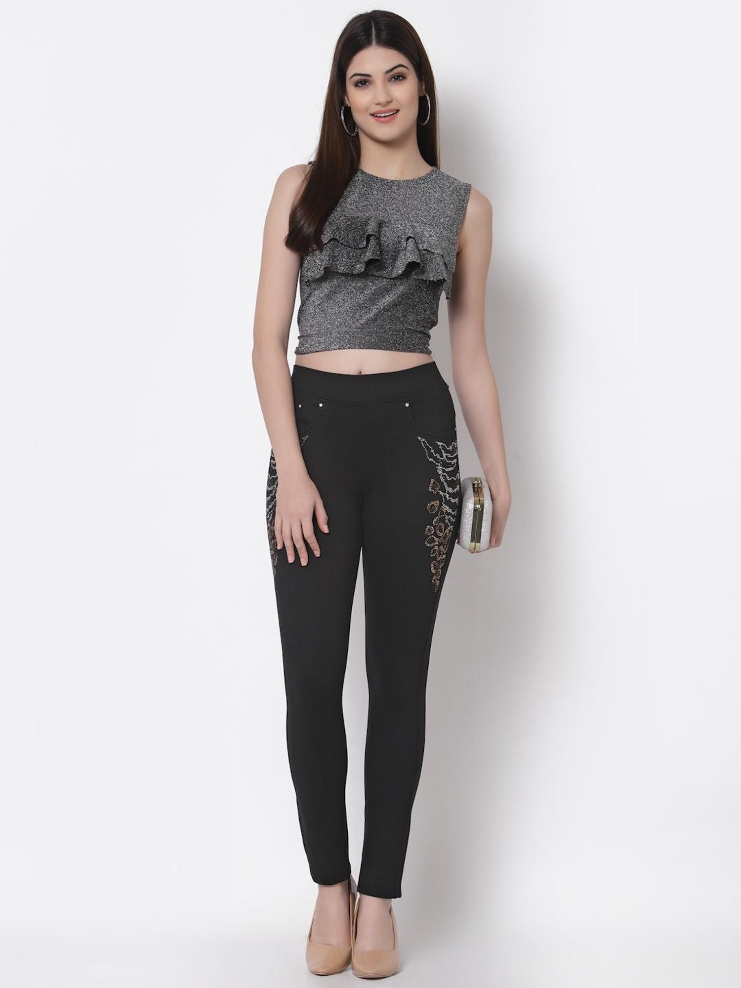 Westwood Black Embellished Jeggings