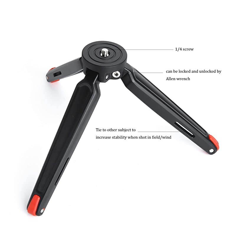 Mini Tripod  Tabletop Stand Base Compatible with DSLR Camera Zhiyum Crane V2CraneMSmooth QSmooth 3 III II Moza Air Moza MiniG Feiyu G4 Pro Godox A1 Phone Flash RTT21