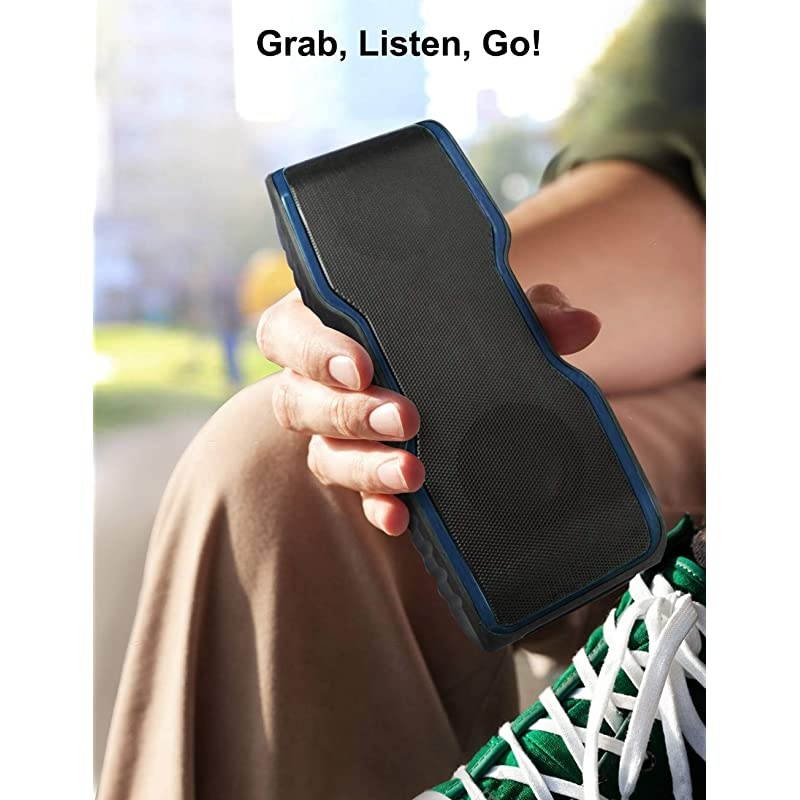 Sport II Portable Wireless Bluetooth Speakers Waterproof IPX7, 15H Playtime, V5.0, 20W Bass Sound, Stereo Pairing, for Outdoors, Travel, Pool, Home Party 2020 Upgrade Blue