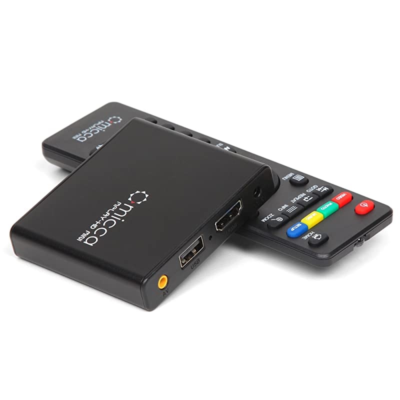 MPLAYHD Mini 1080P FullHD Digital Media Player for USB Drives and SD Cards