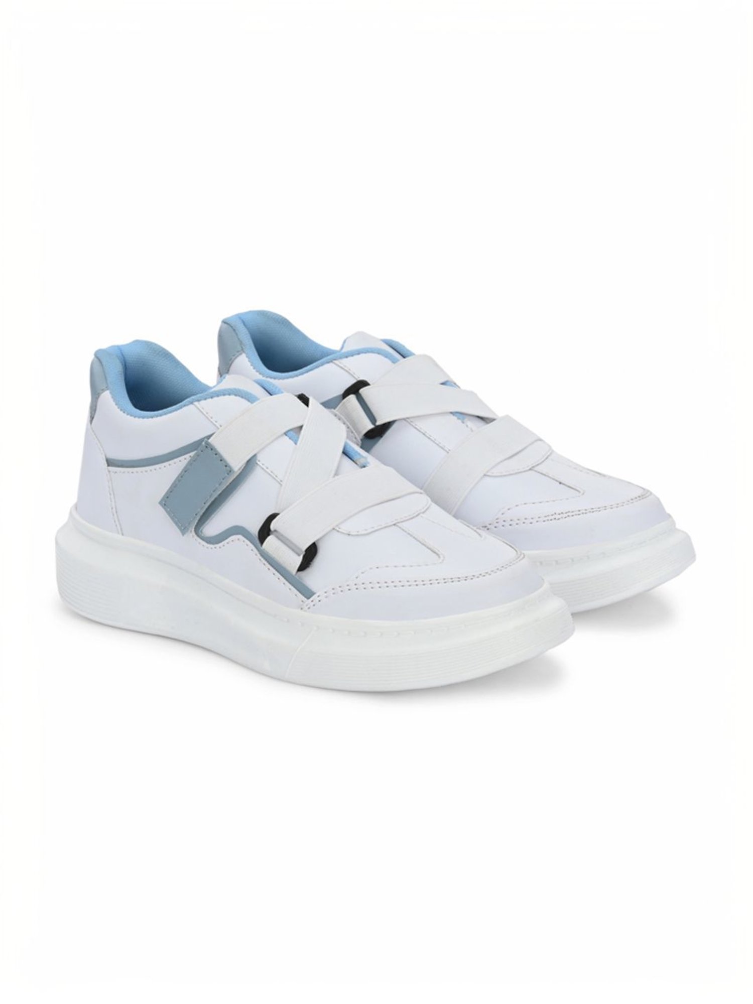 Giorgio Women's White & Blue Sneakers