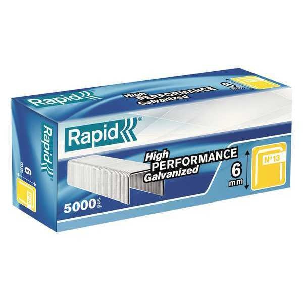 Rapid Fine Wire Staples, 5/16" Leg, 5,000/Box