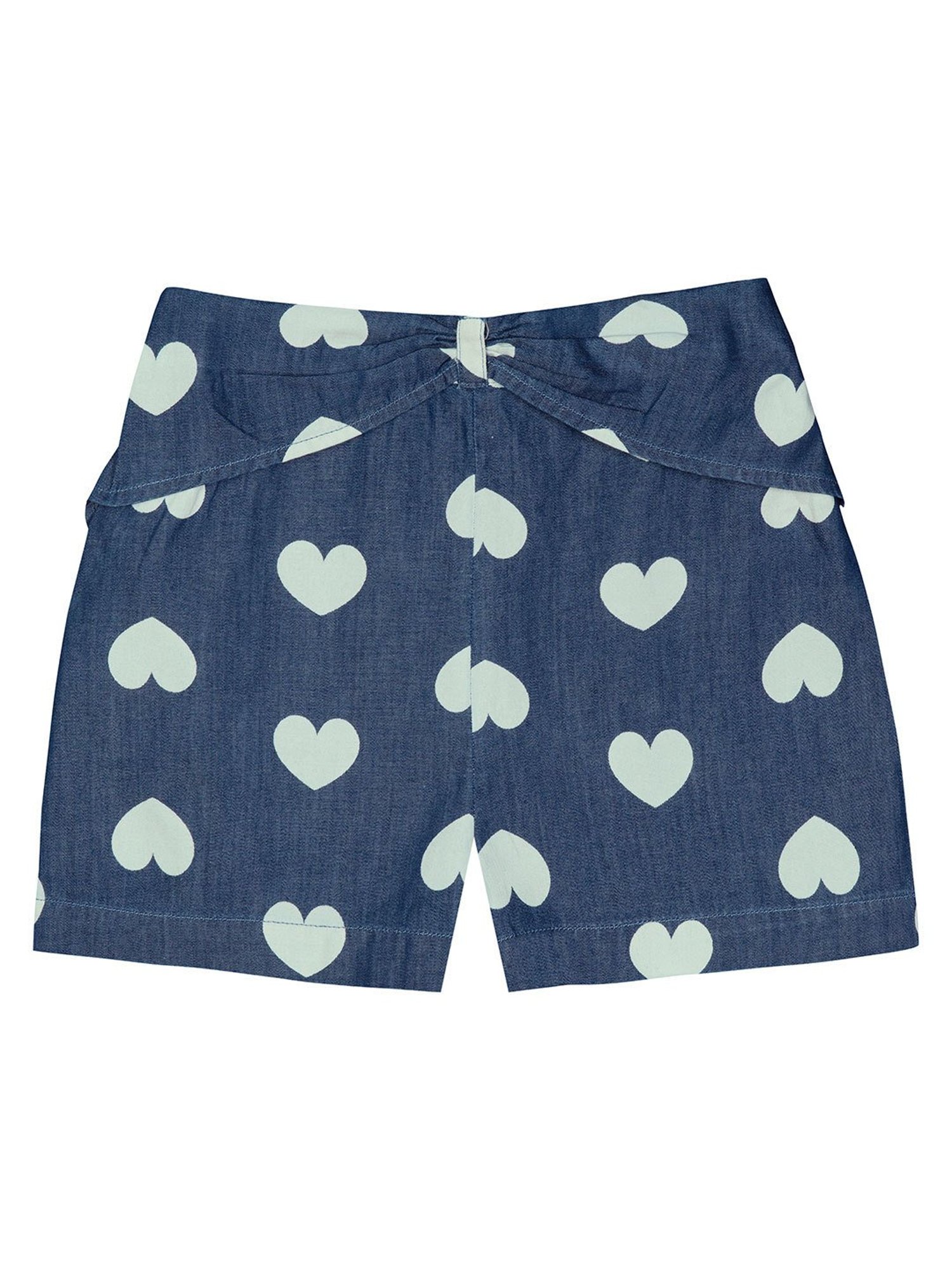 Budding Bees Kids Blue Printed Shorts