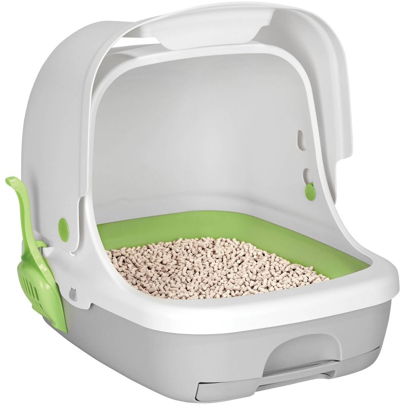 Tidy Cats Breeze Hooded Litter Box System