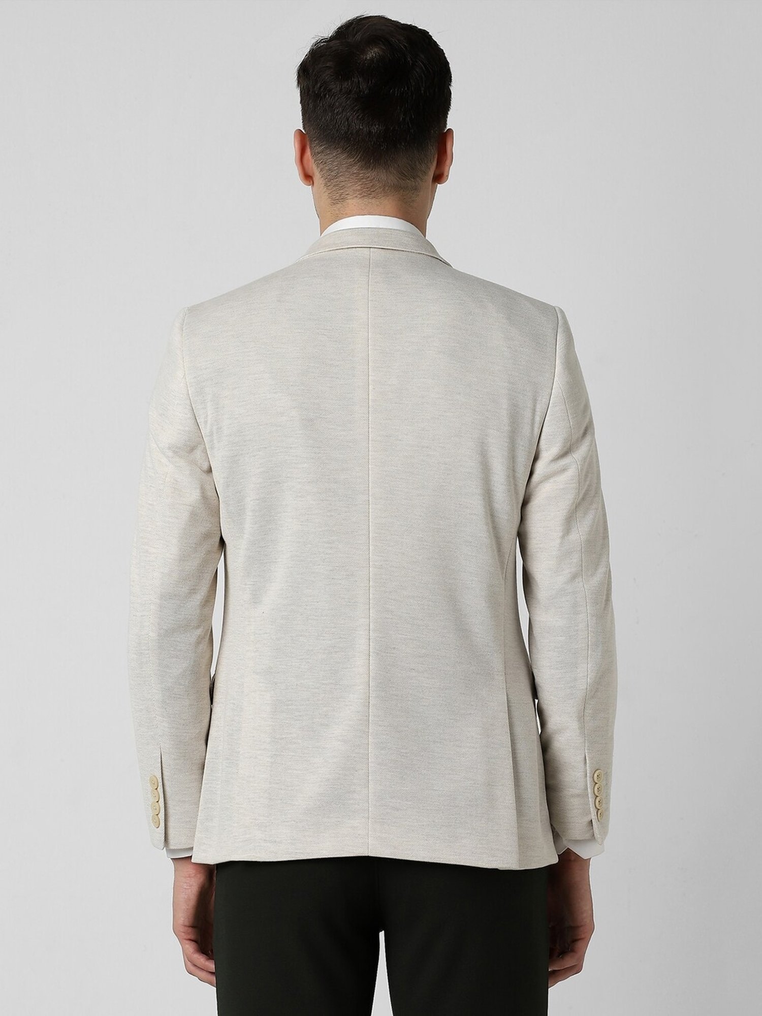 Vastramay Black Regular Fit Blazer