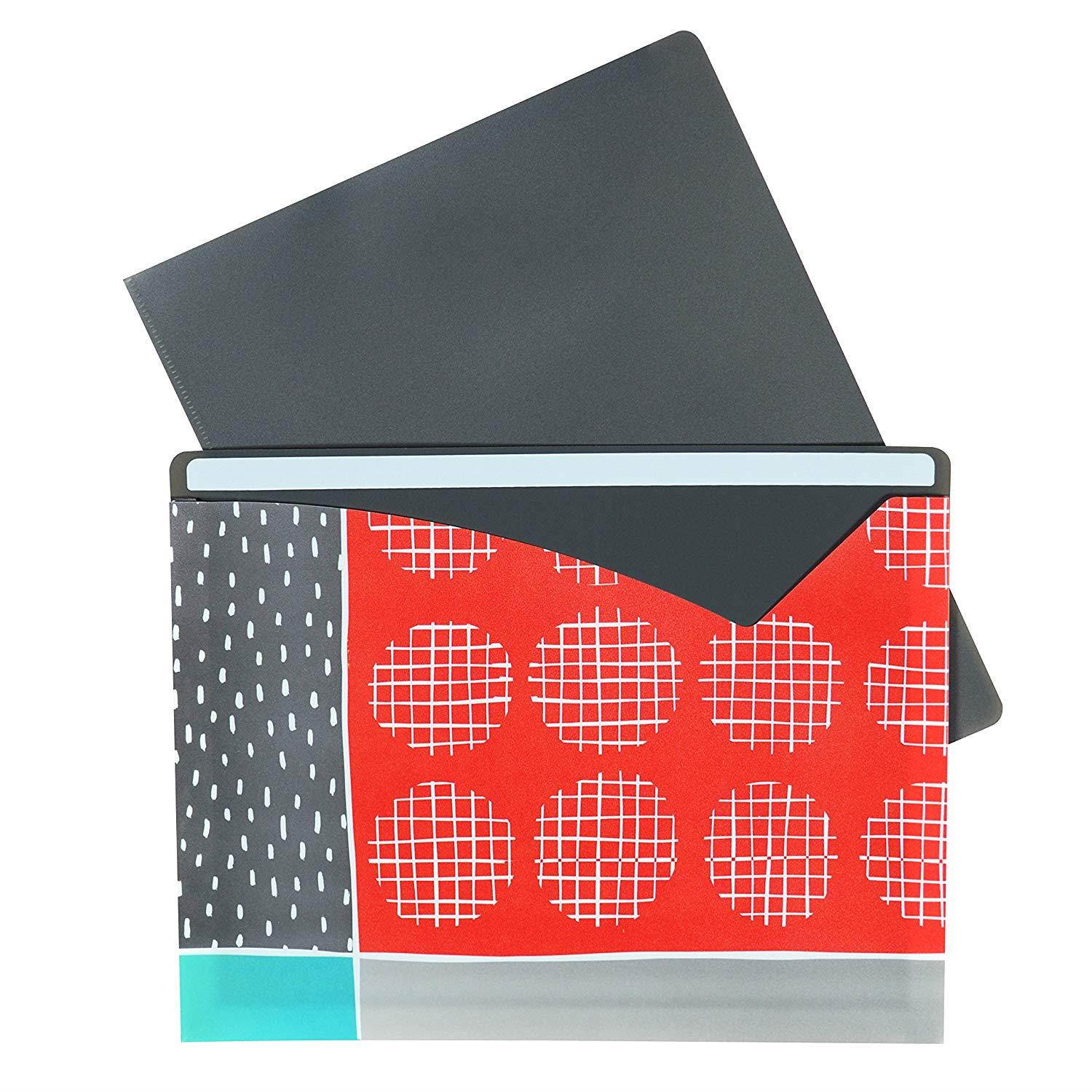 C-Line Write-On File Jackets, Playful Pops Design, Pack of 6 (63540)