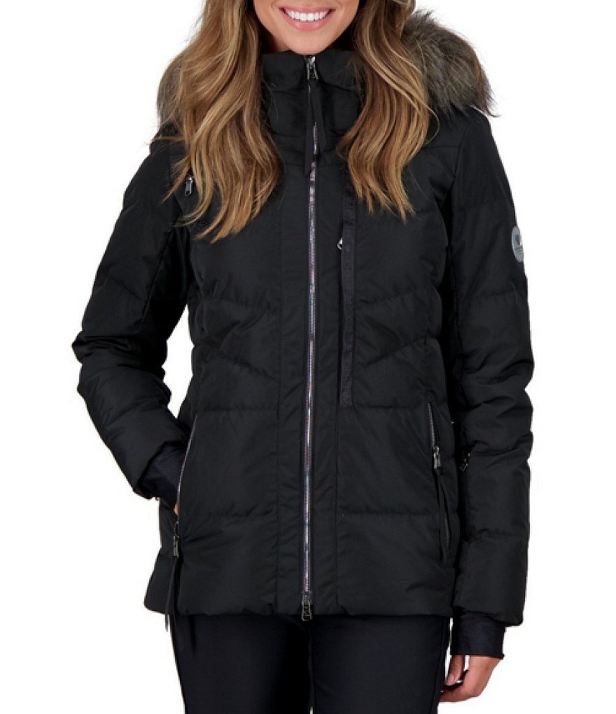 Obermeyer Circle Down HydroBlock&reg; Sport Hooded Ski Jacket