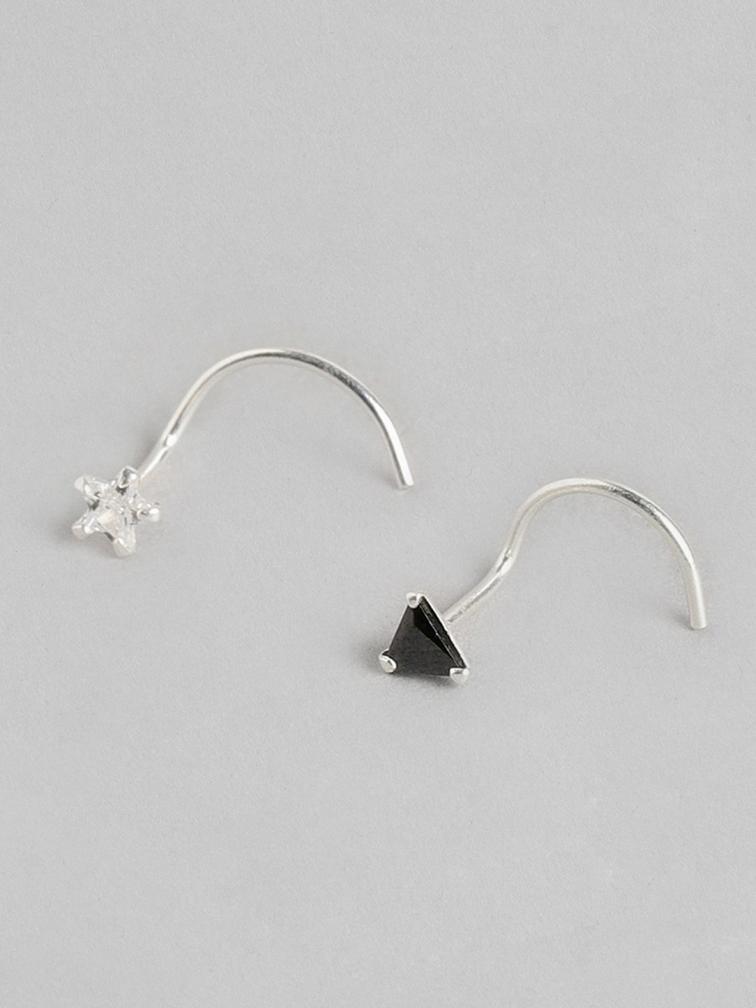 March by FableStreet 92.5 Sterling Silver Classic Nose Ring