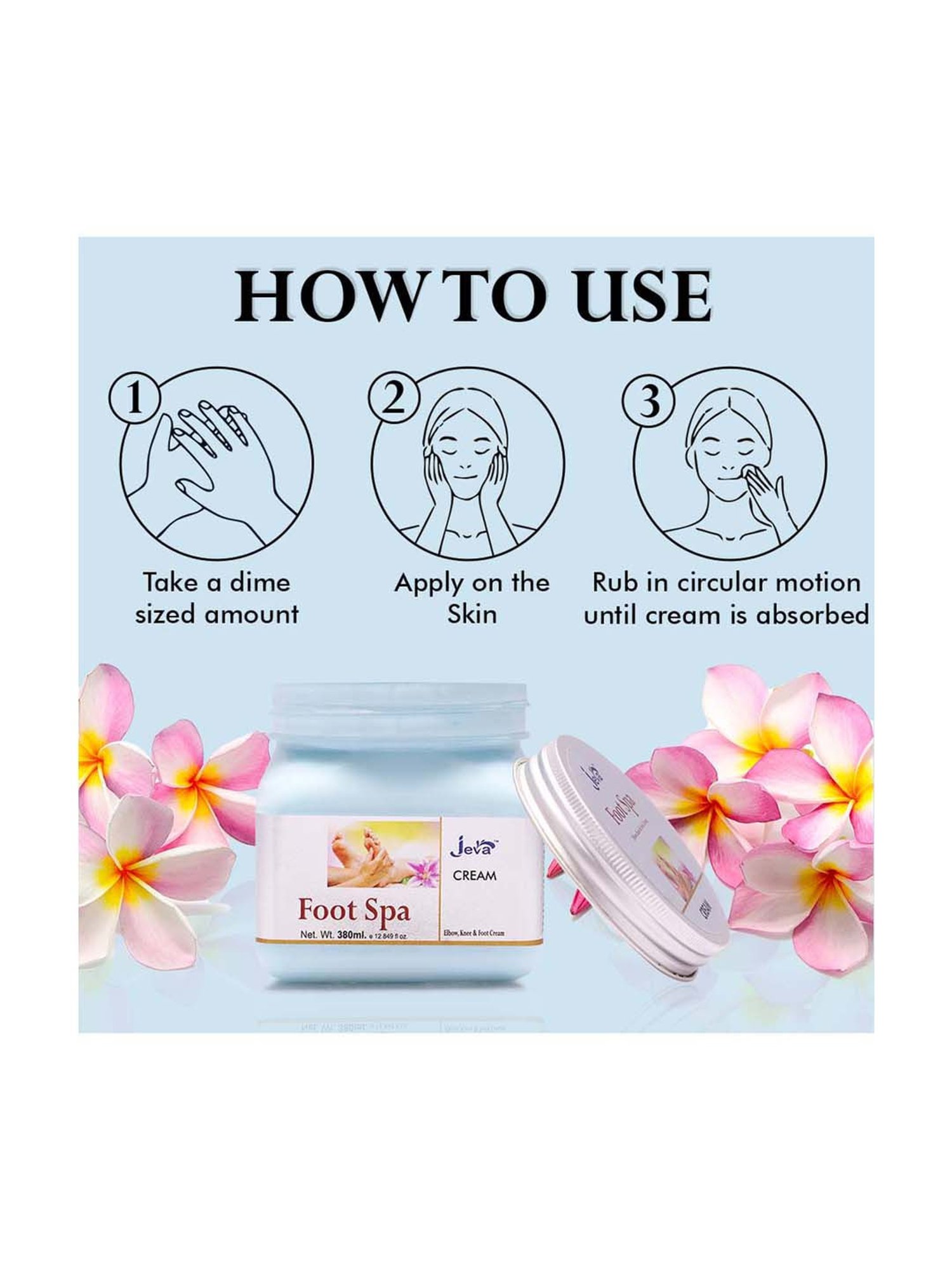 Foot Spa Elbow,Knee & Foot Cream - 380 ml