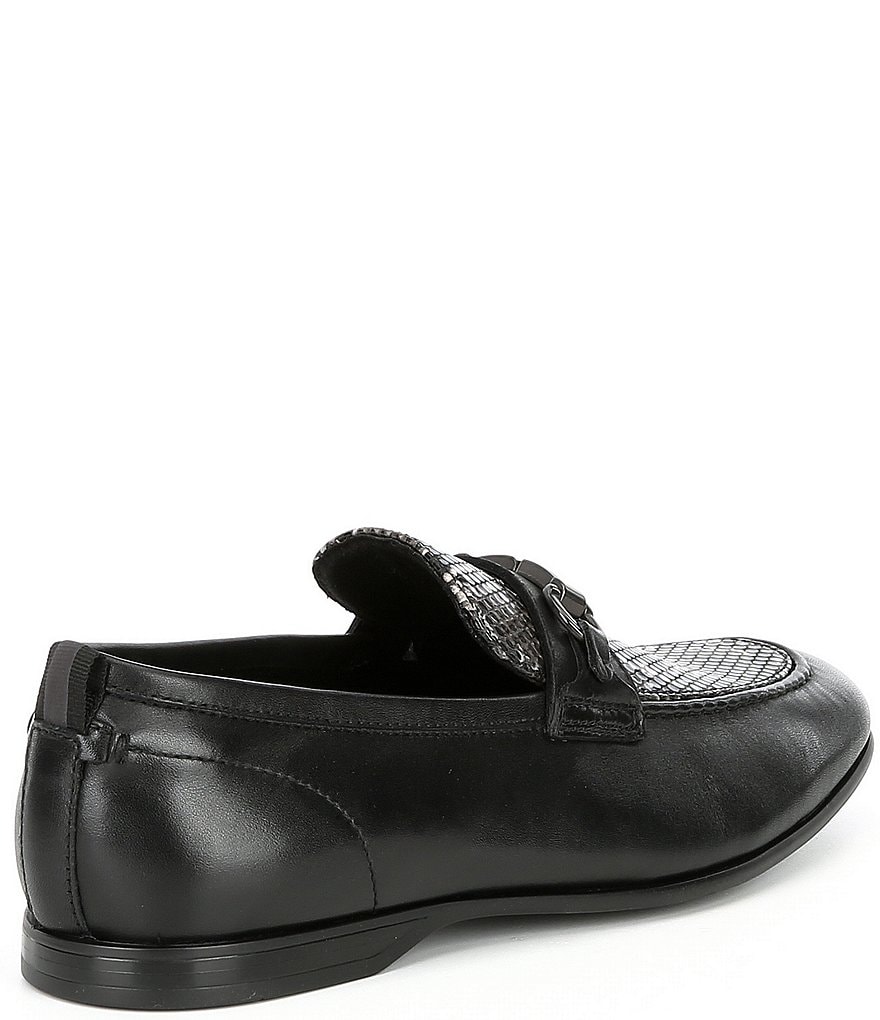 Kenneth Cole New York Men's Nolan Snake Print Bit Loafers