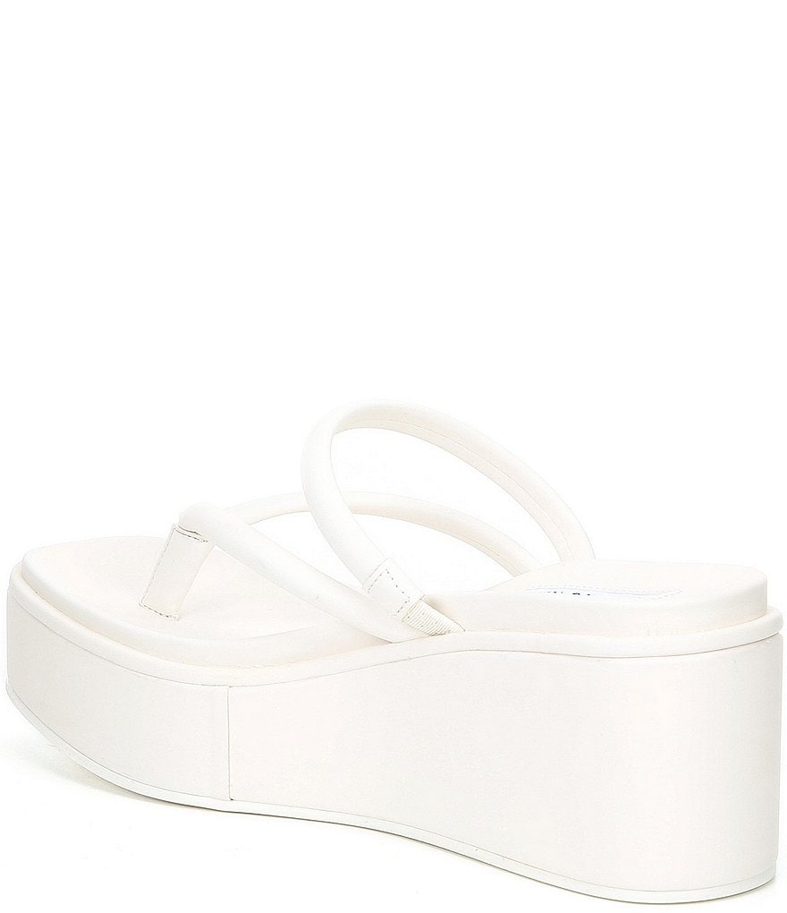 Chelsea & Violet Benni Color-Changing Flatform Wedge Thongs