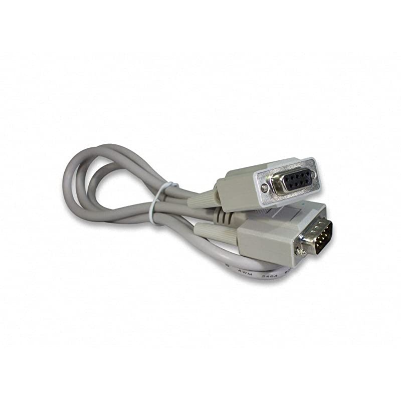 3 Foot DB9 9 Pin Serial RS232 MaleFemale Extension Cable