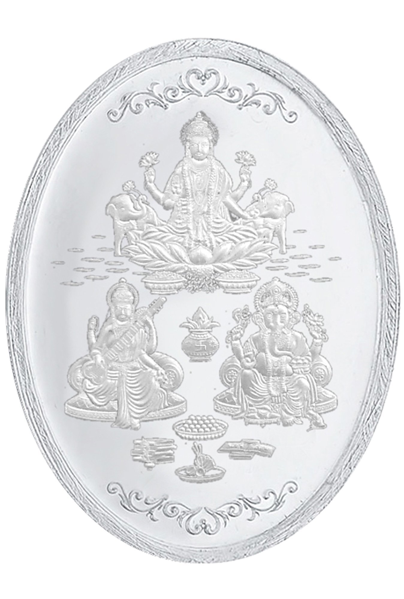 Taraash Ganpati 999 10gm Silver Coin
