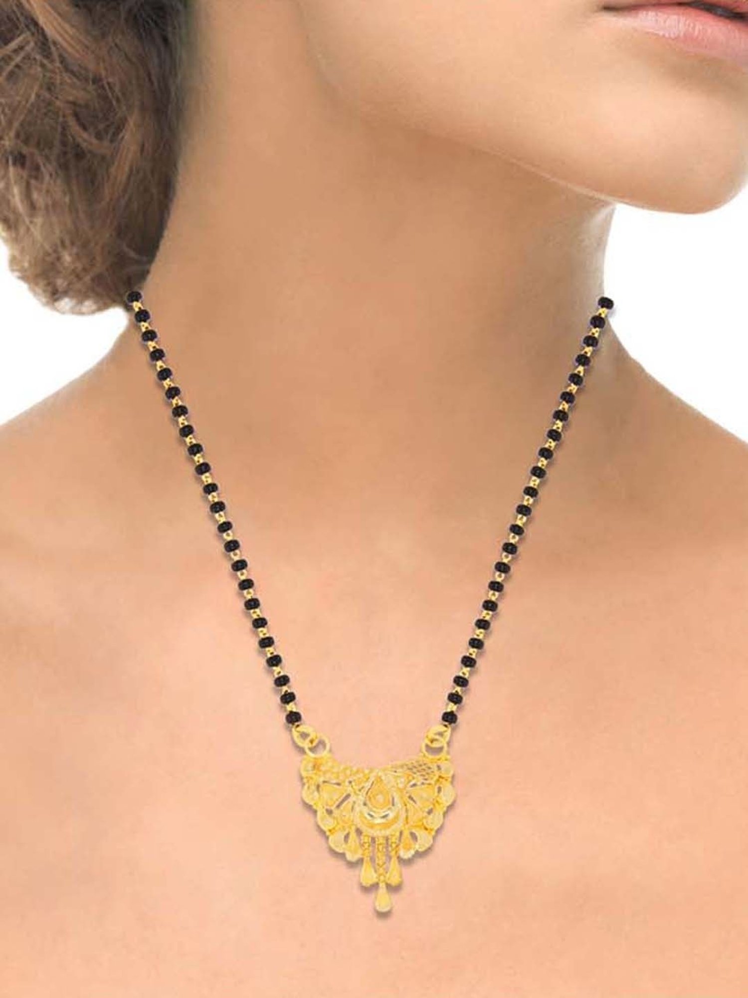 Waman Hari Pethe Jewellers 22k Gold Tanmaniya for Women