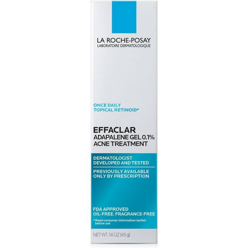La Roche-Posay Unscented Effaclar Adapalene Topical Retinoid Oil Free Acne Treatment - 1.6oz
