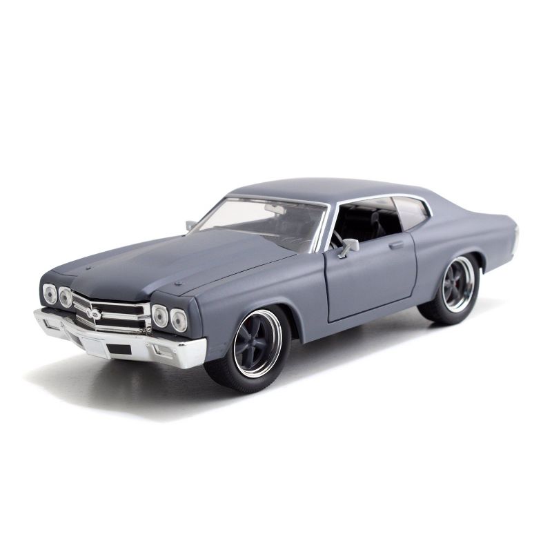 Jada Toys Fast & Furious 1970 Chevy Chevelle SS -  Die-Cast Vehicle - 1:24 Scale - Gray