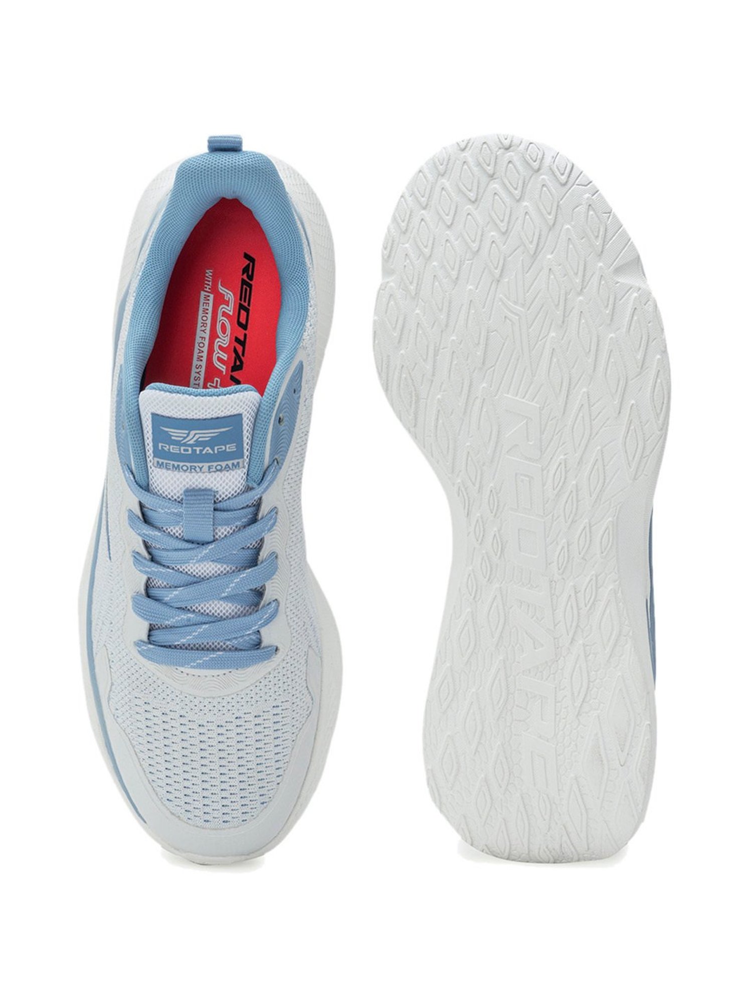 Red Tape Women's White Running Shoes