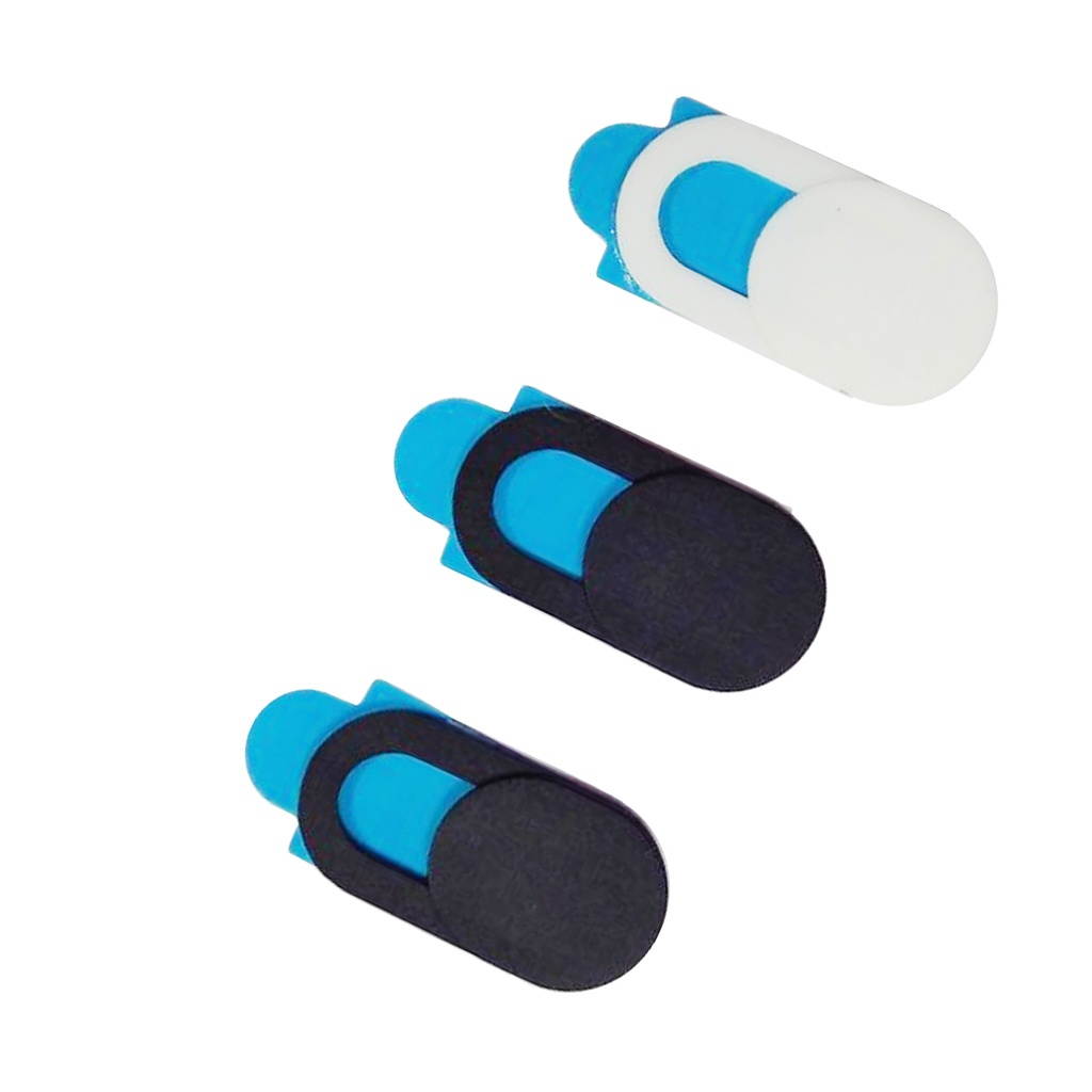 6x Webcam Cover Camera Privacy Slider Sticker for Phone Tablet 2Black+White