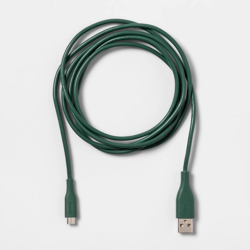 heyday™ 6' USB-A Mirco Cable - Evergreen