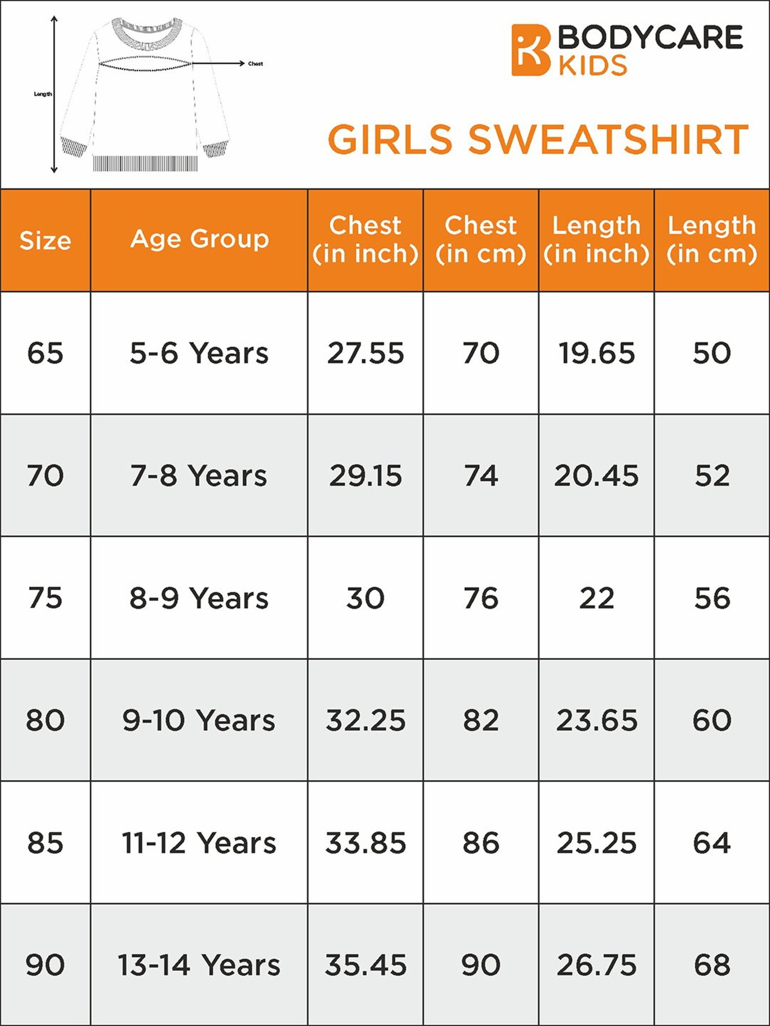 Bodycare Girls Pink Printed Full Sleeves Sweatshirt