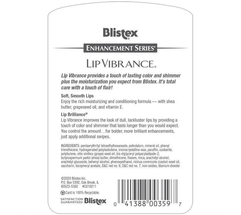 Blistex Lip Vibrance Lip Balm - 0.13oz