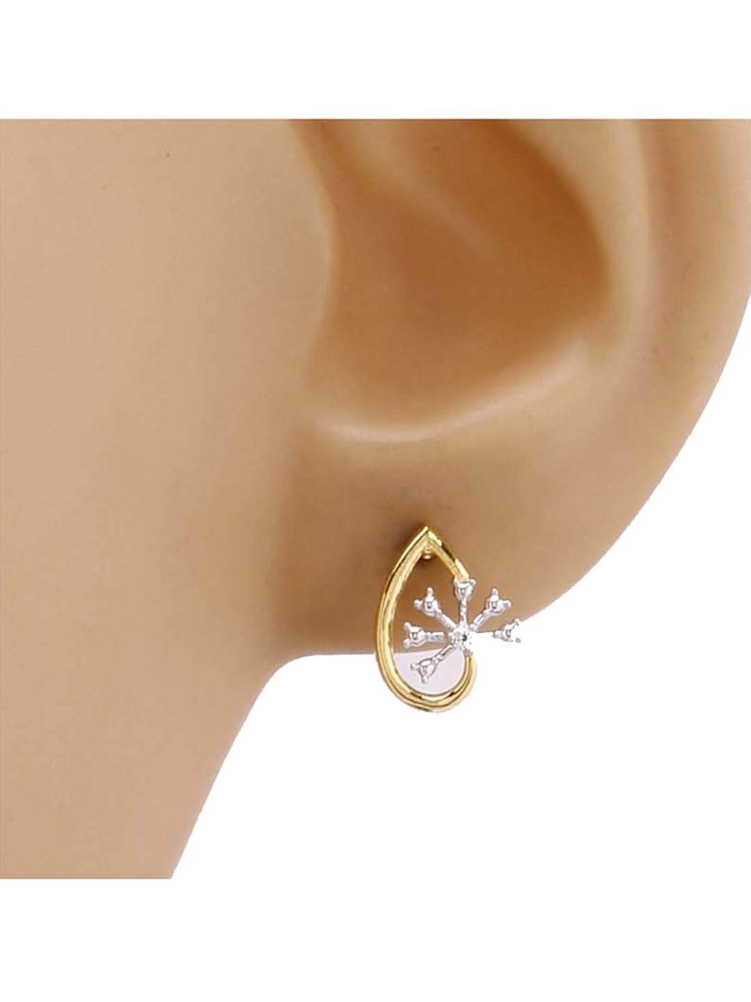 Waman Hari Pethe Jewellers 18k Gold & Diamond Earrings for Women