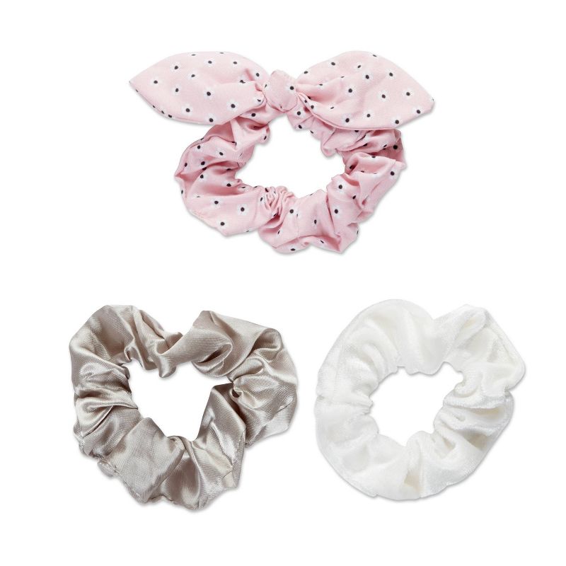 scunci Scrunchies - Purple - 3pk