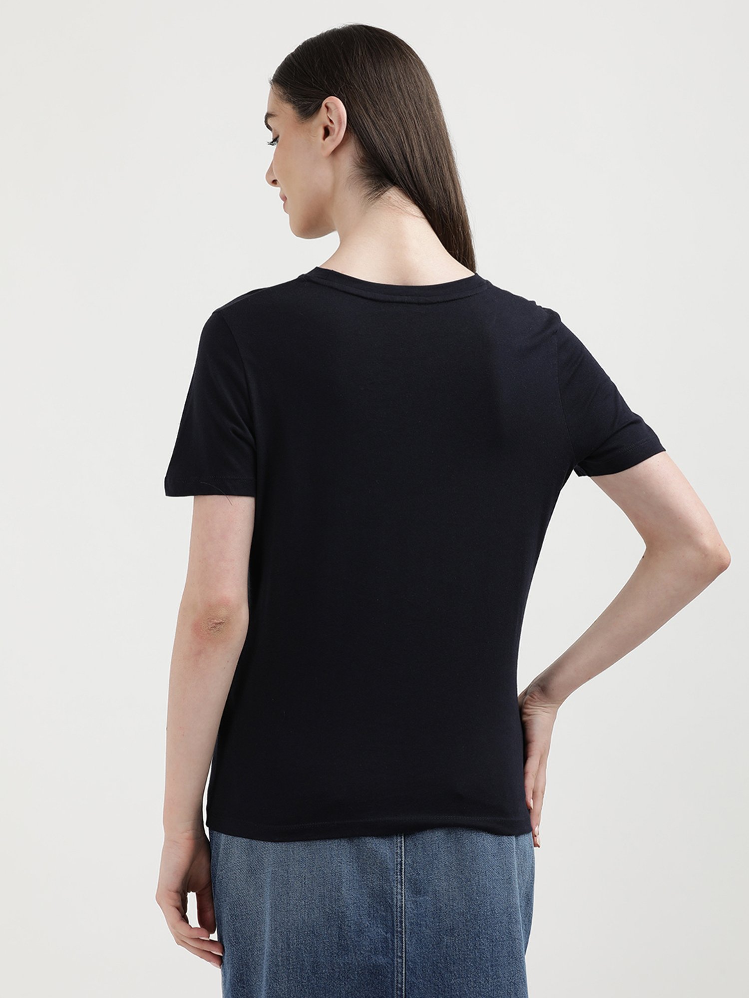 TOMMY HILFIGER Black Graphic Print T-Shirt