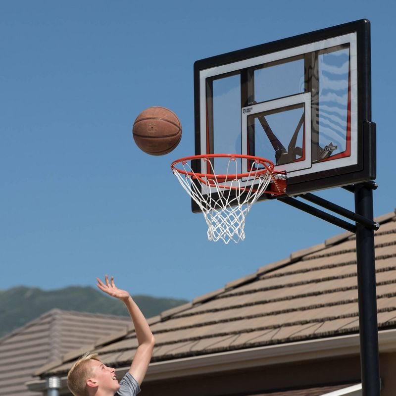 Lifetime 50" Adjustable In-Ground Basketball Hoop