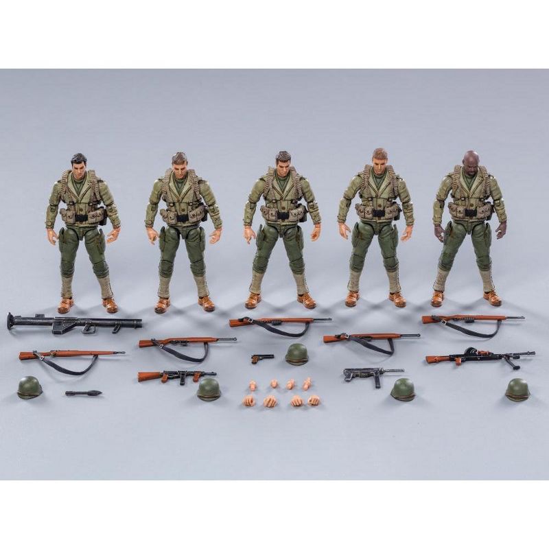 WWII US Army Set of 5 | Joy Toy Action figures