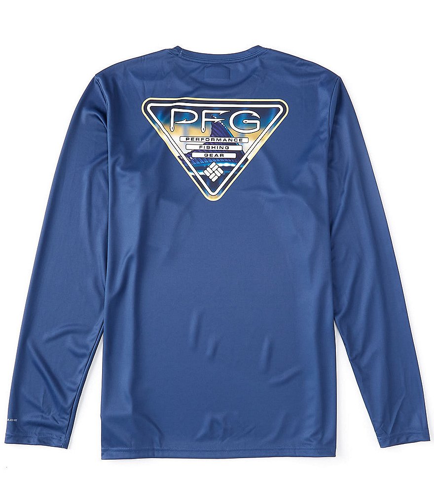 Columbia Terminal Tackle PFG Fish Triangle Long-Sleeve Tee
