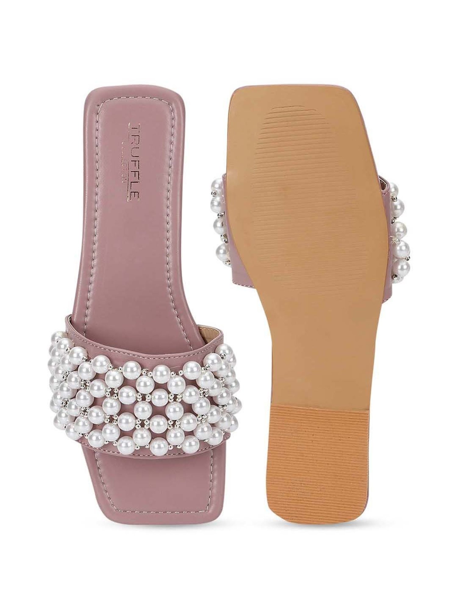 Truffle Collection Women's Champagne Casual Sandals