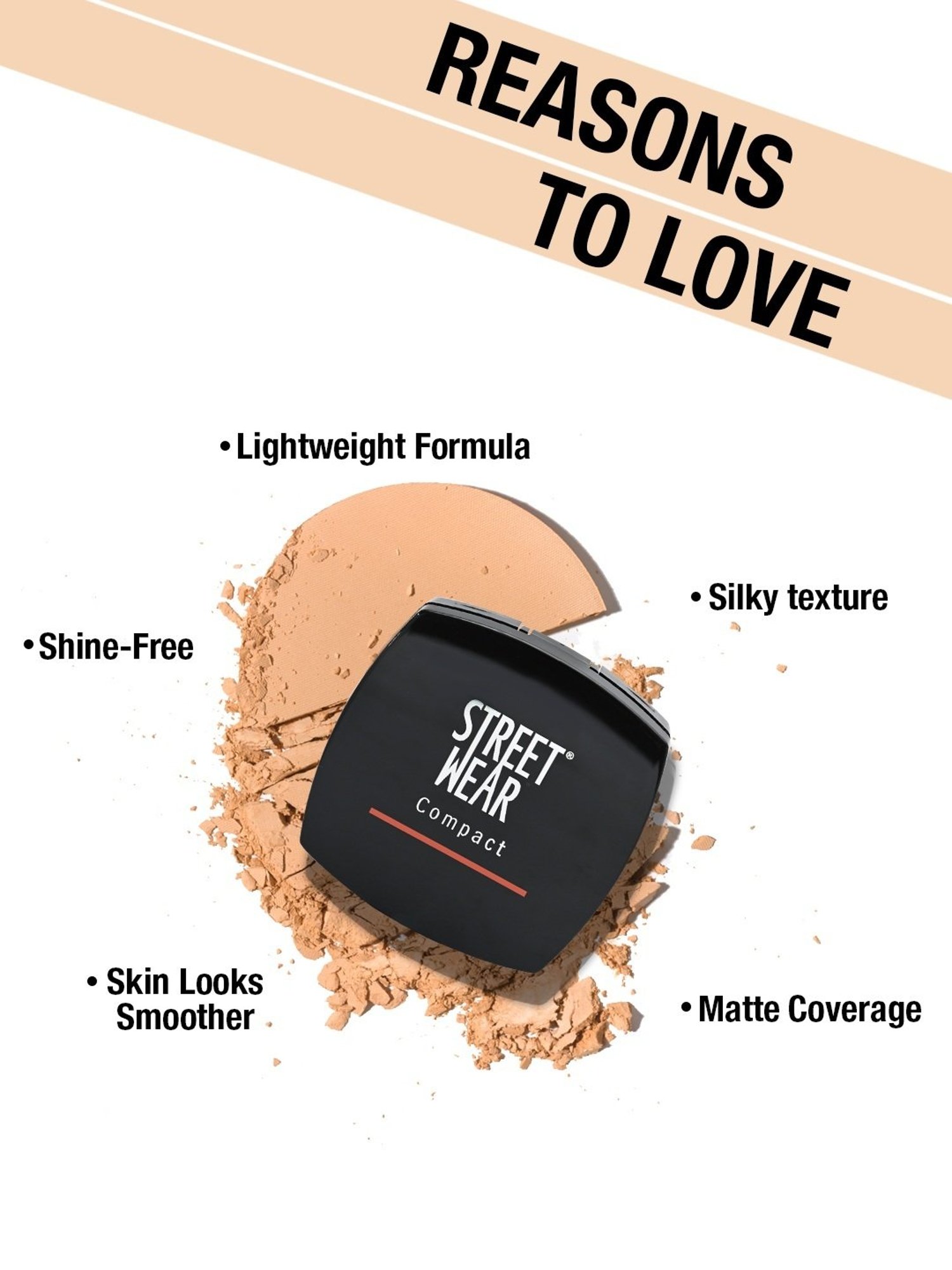 Glam21 HD Oil Control Compact Powder 03 Chestnut - 20 gm