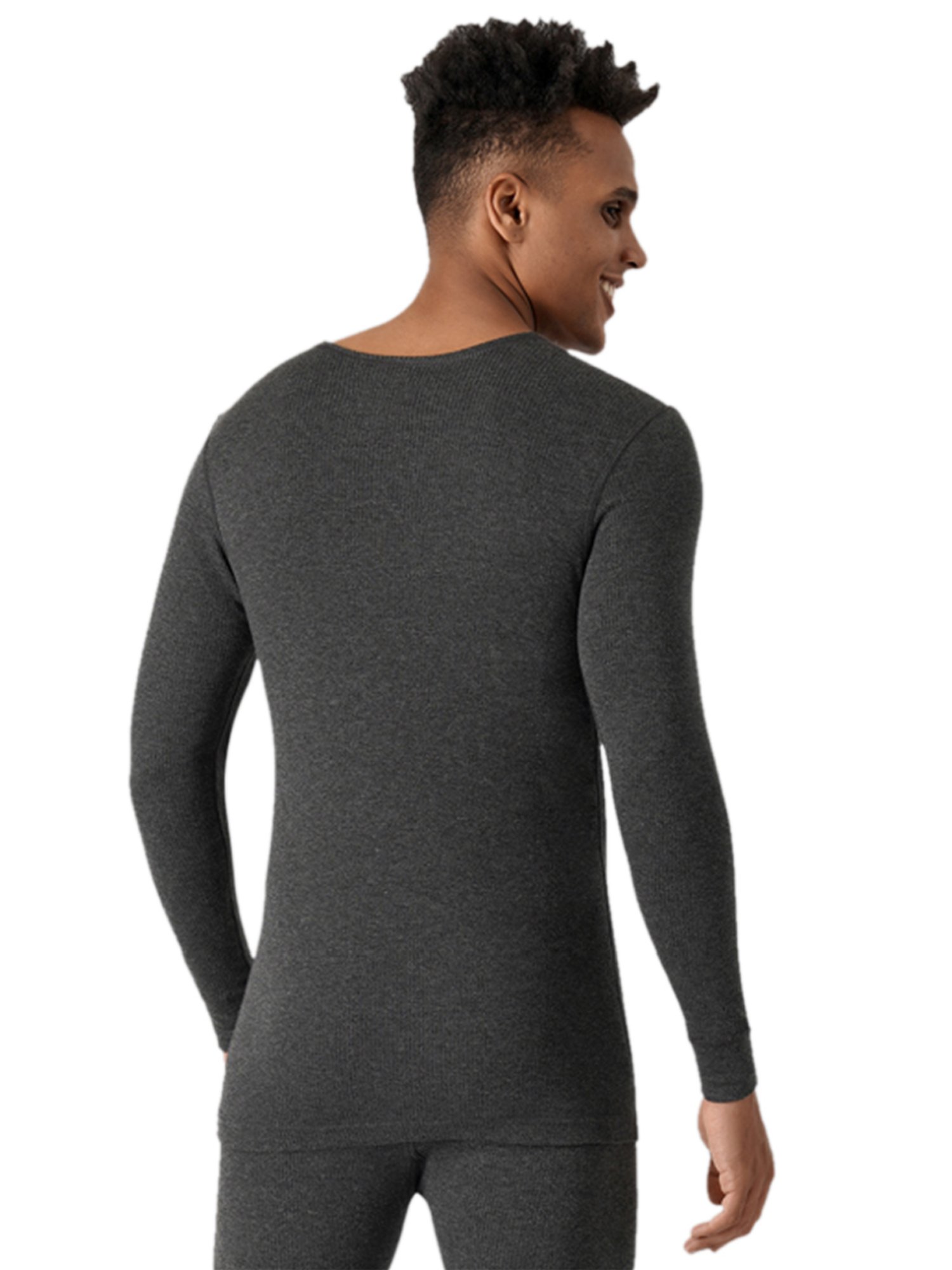 U.S. Polo Assn. Grey Cotton Regular fit Thermal