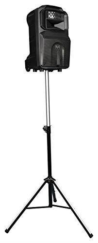 VocoPro SOUNDGLOW1200 1200 watt Soundglow Rechargeable Battery Lighted LED Derby Speaker & Stand