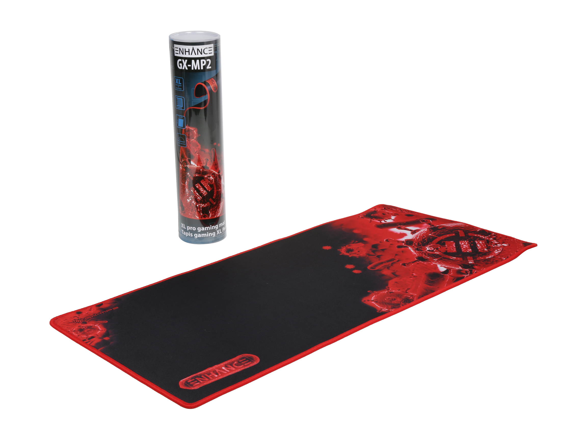ENHANCE GX-MP2 Extended Gaming Mouse Pad XXL Mouse Mat (31.50" x 13.75") for Professional eSports with Low-Friction Tracking Surface and Non-Slip Backing