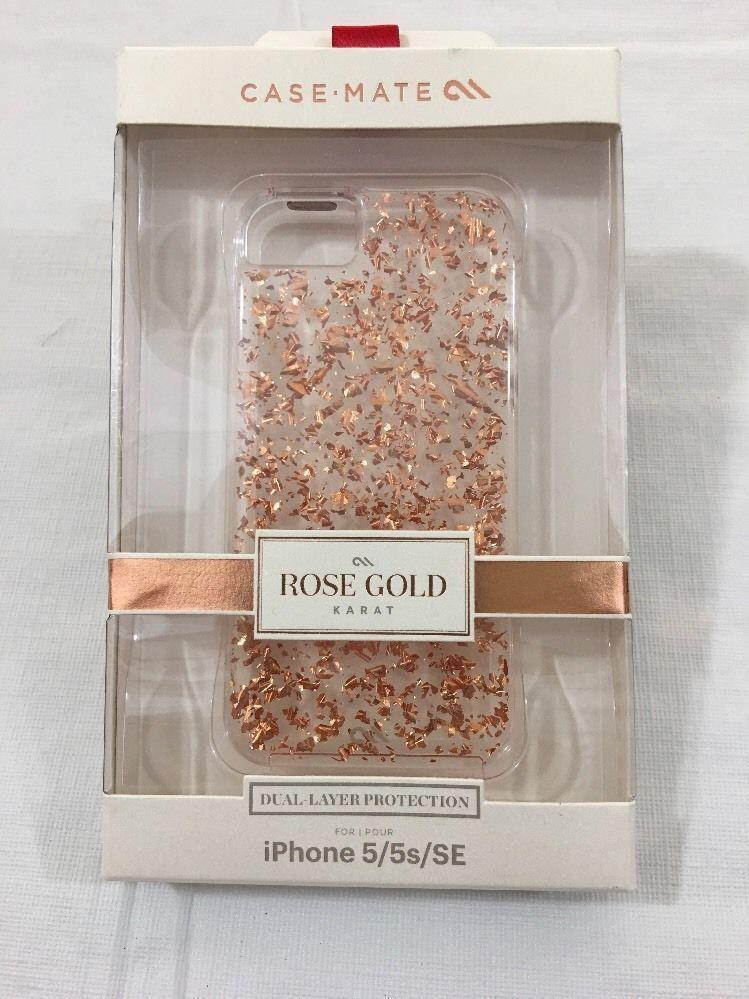 Case-Mate, Karat Case Rose Gold, iPh Indigo for Apple iPhone SE