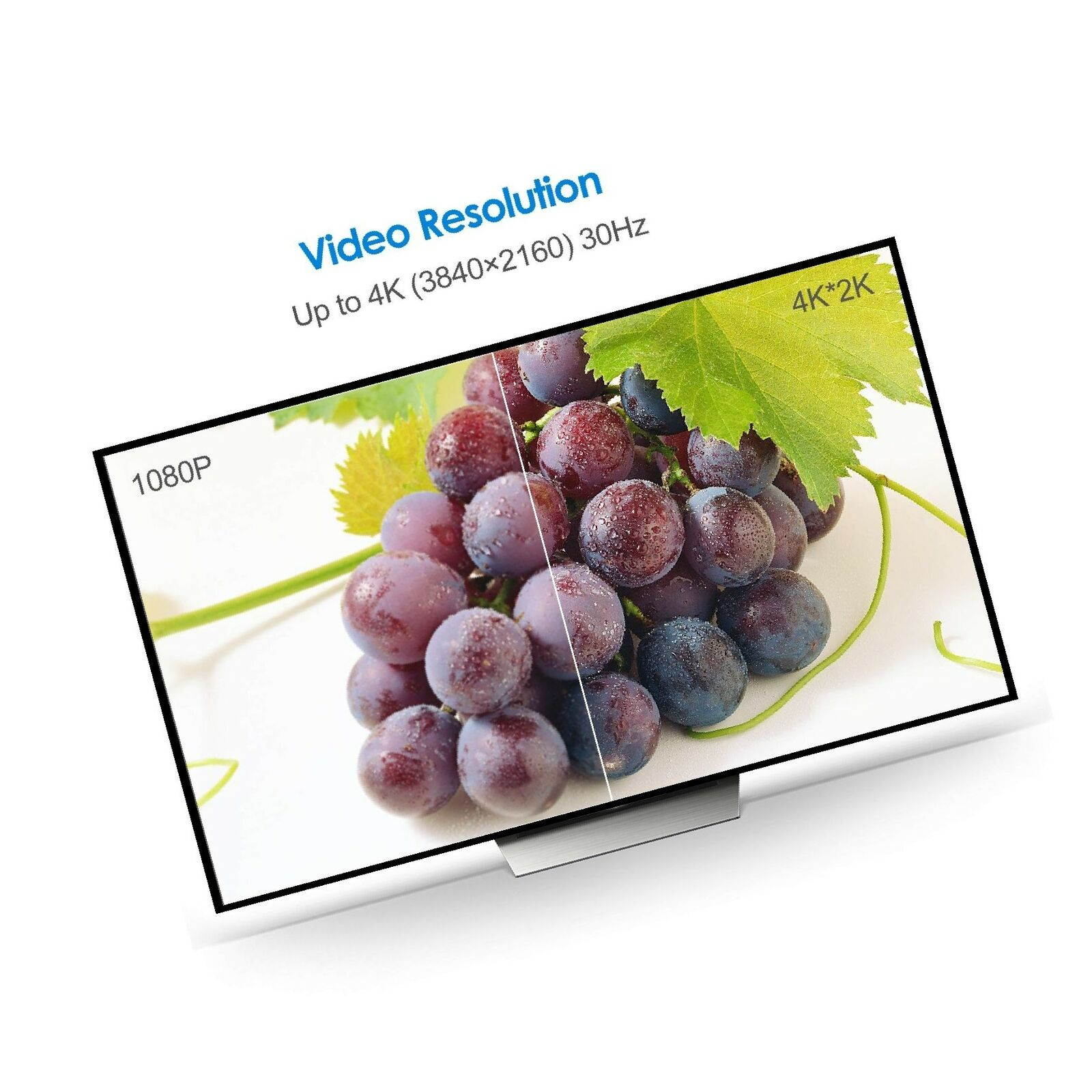 Rankie DisplayPort (DP) to HDMI Adapter, 4K Resolution Ready Converter with A...