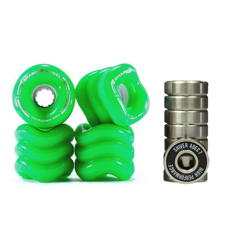 Roller Derby Square Skateboard - Green/Black