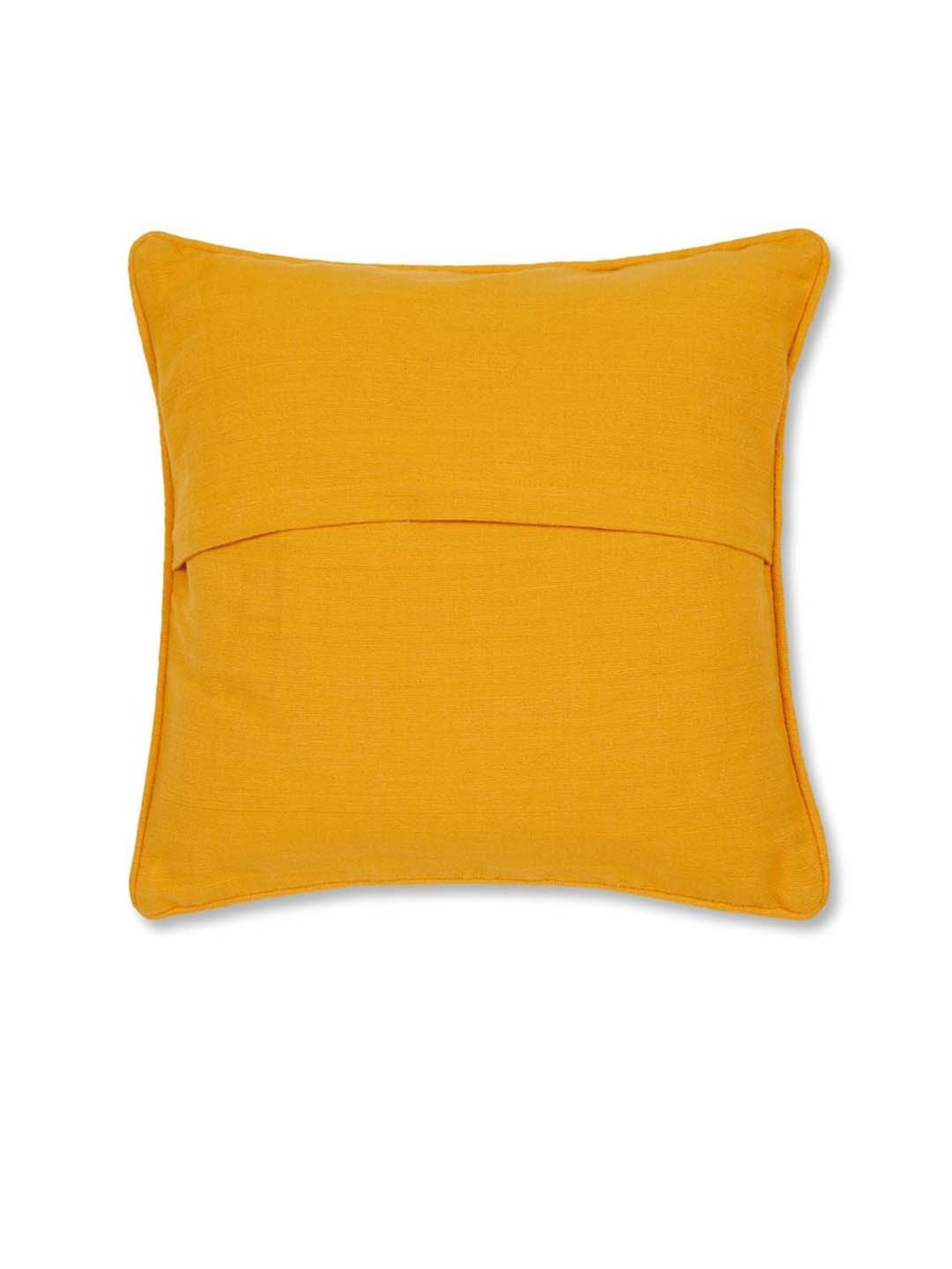 Fabindia Rang Orange Cotton Cushion Cover