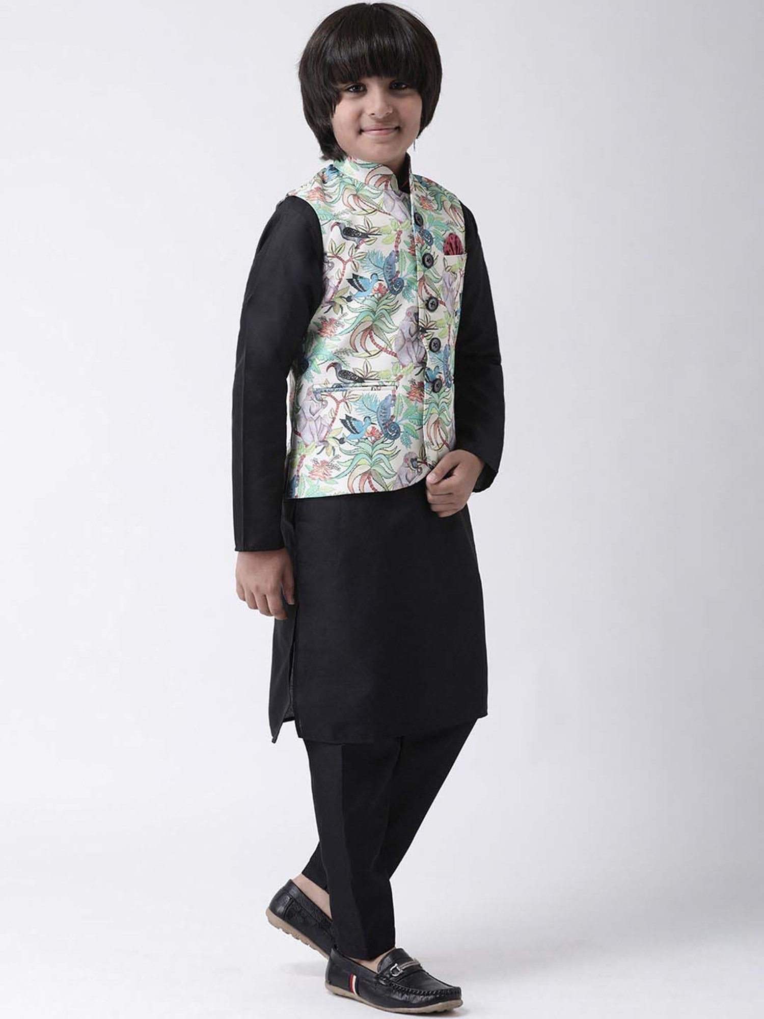 Blue Giraffe Kids Maroon Solid  Blazer