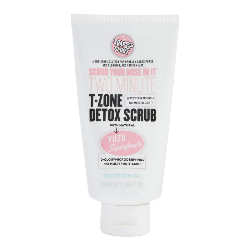 Soap & Glory Scrub Your Nose In It Two-Minute T-Zone Detox Scrub - 5 fl oz