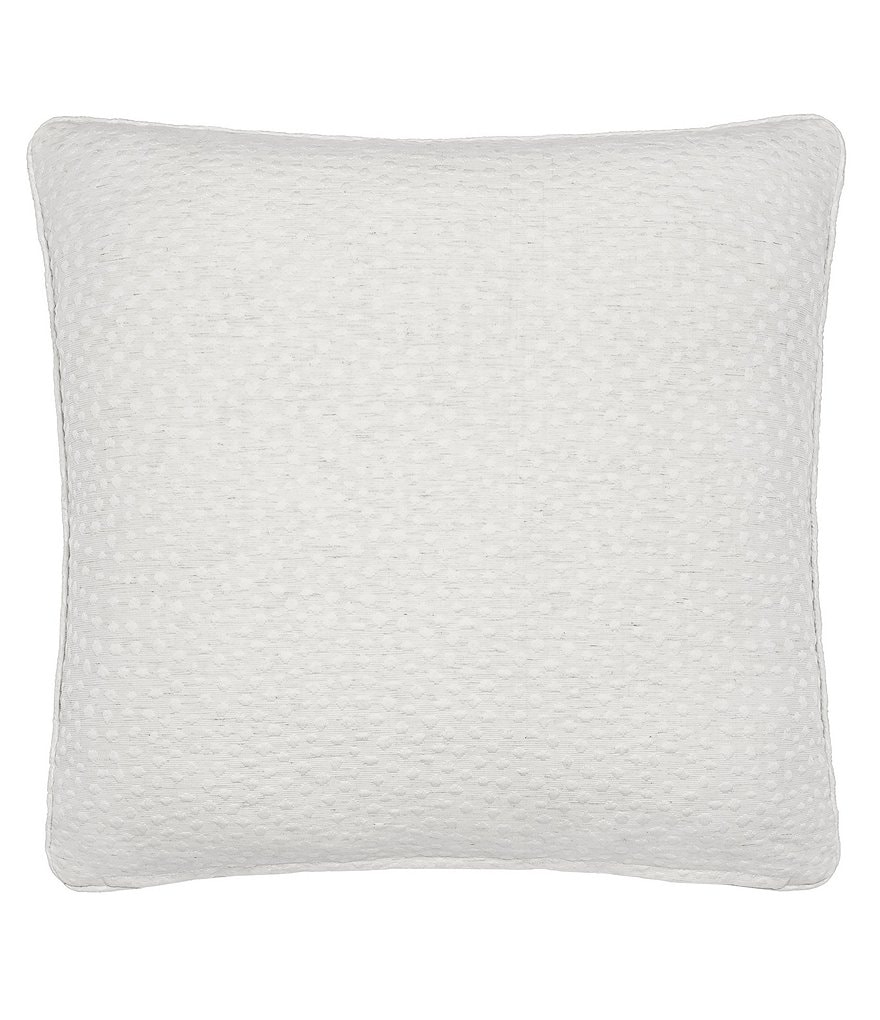 Rose Tree Kensington Dot Jacquard Reversible Square Pillow