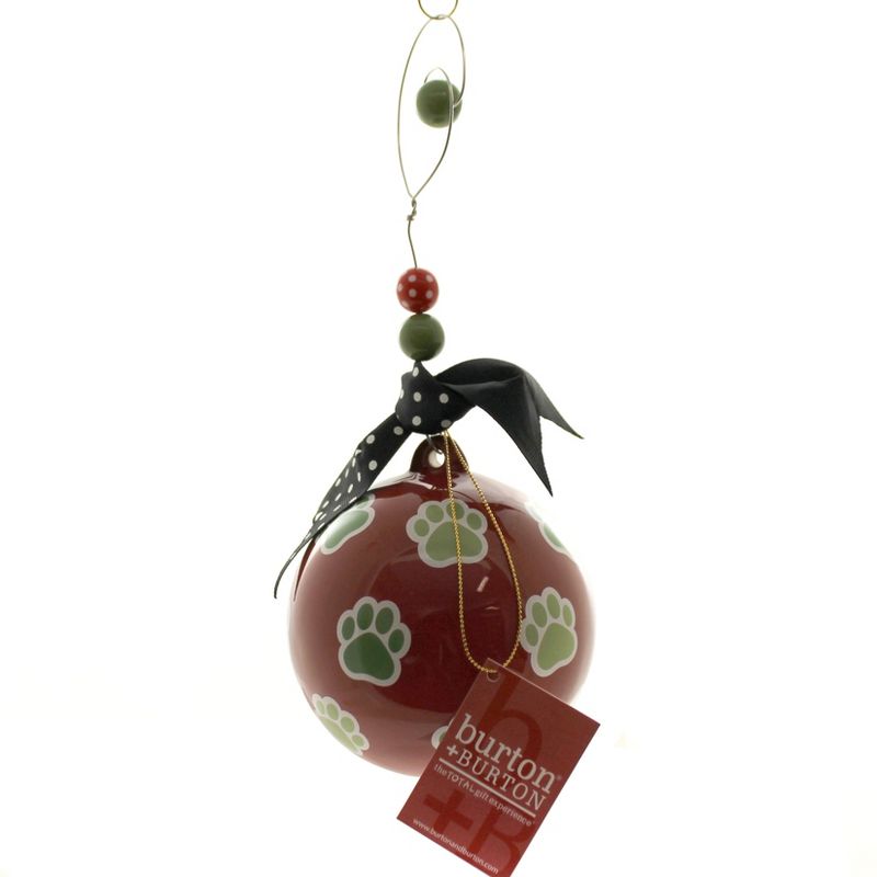 Holiday Ornaments I Love My Dog Ornament Ceramic Christmas Canine  -  Tree Ornaments