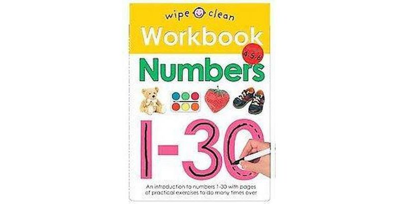 Wipe Clean Workbook Numbers 1-20 (Paperback) by Bicknell Books Priddy