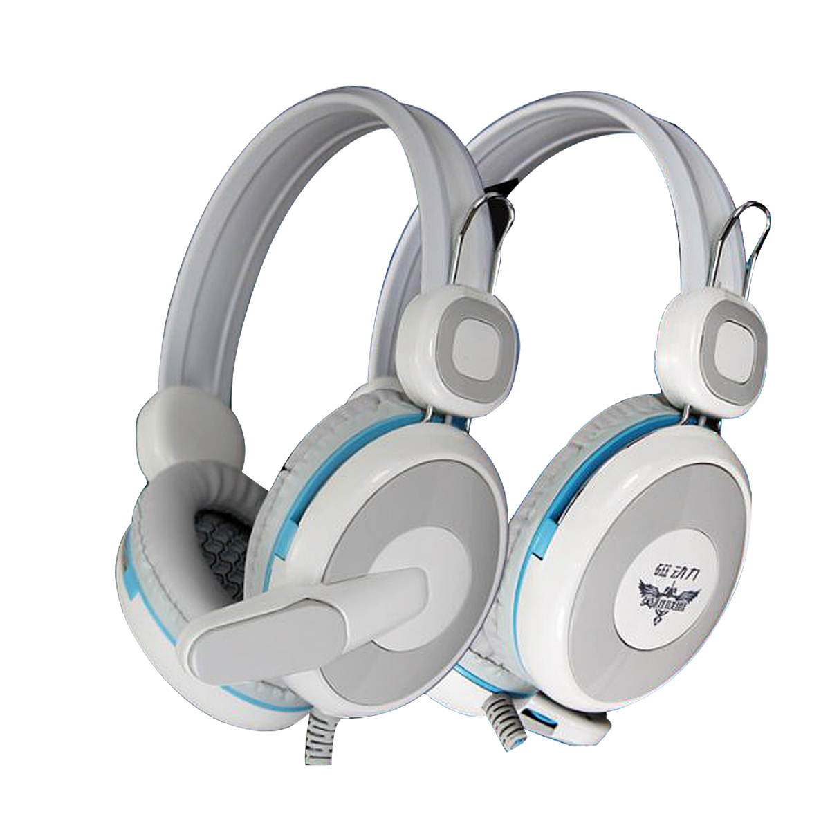 Qisan Gaming Headset headphones for game Over-ear Game Headphone Earphone Headband with Mic microphone over-ear volume control