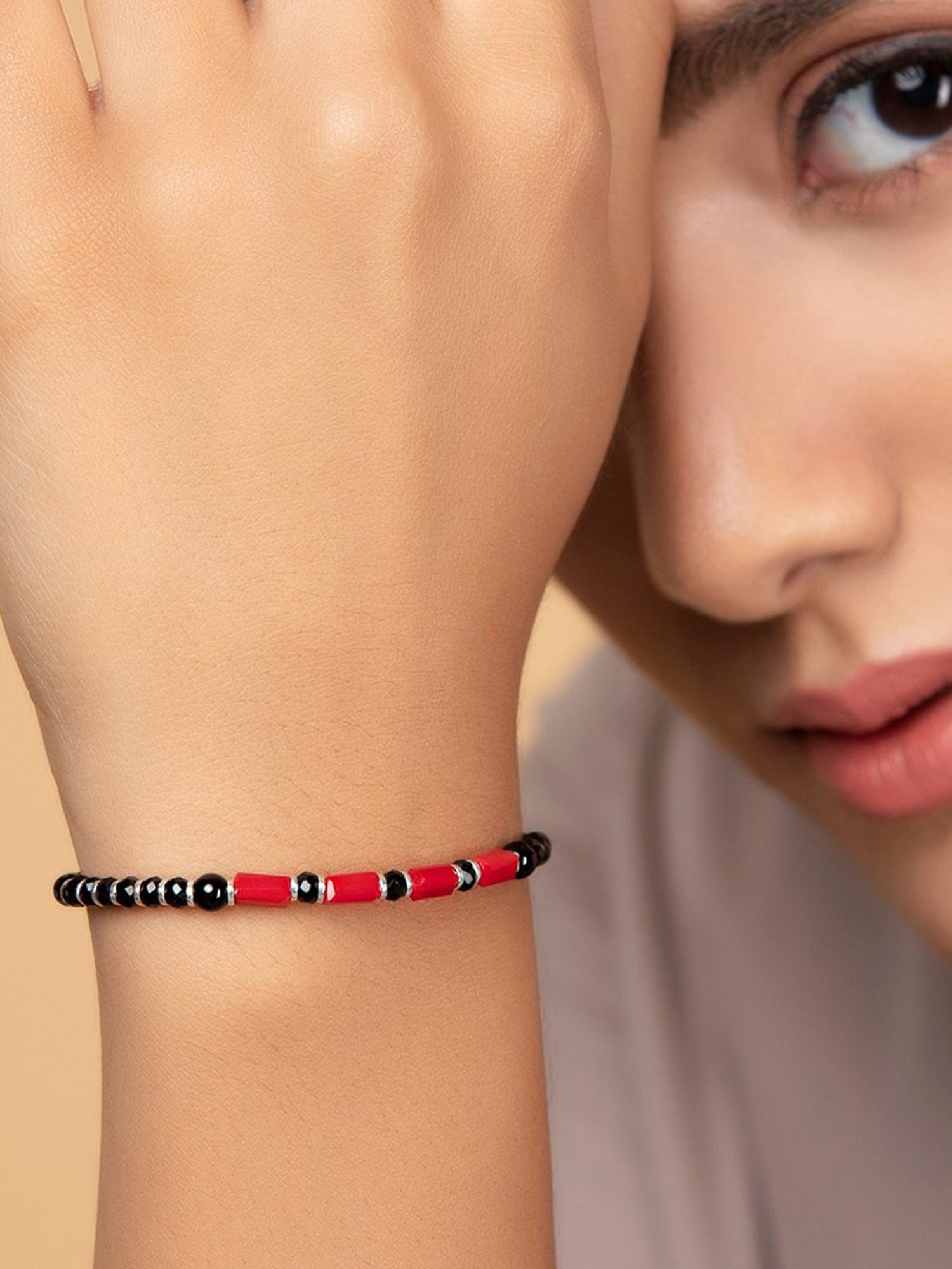 Zavya 92.5 Sterling Silver Bracelet in Rhodium-Plating