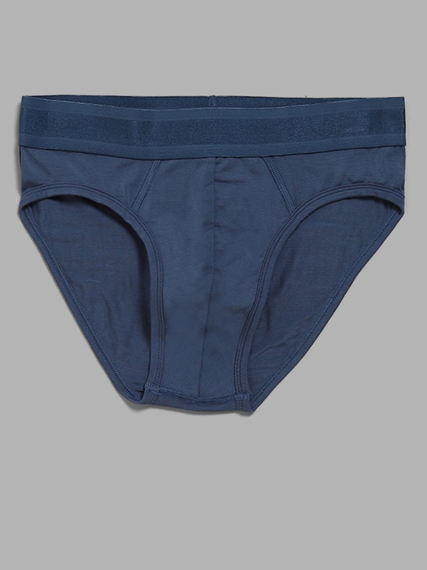 WES Lounge by Westside Powder Blue & Black Briefs - Pack of 2