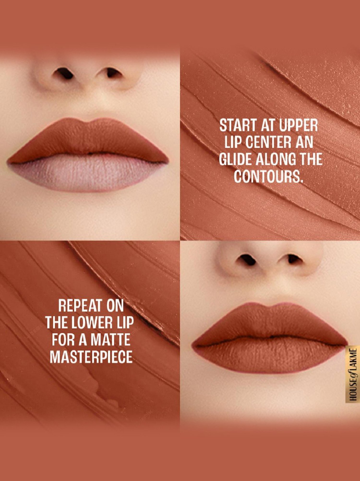 GA-DE Selfie Full Cover Lipstick 870 Lisbon - 4.2 gm